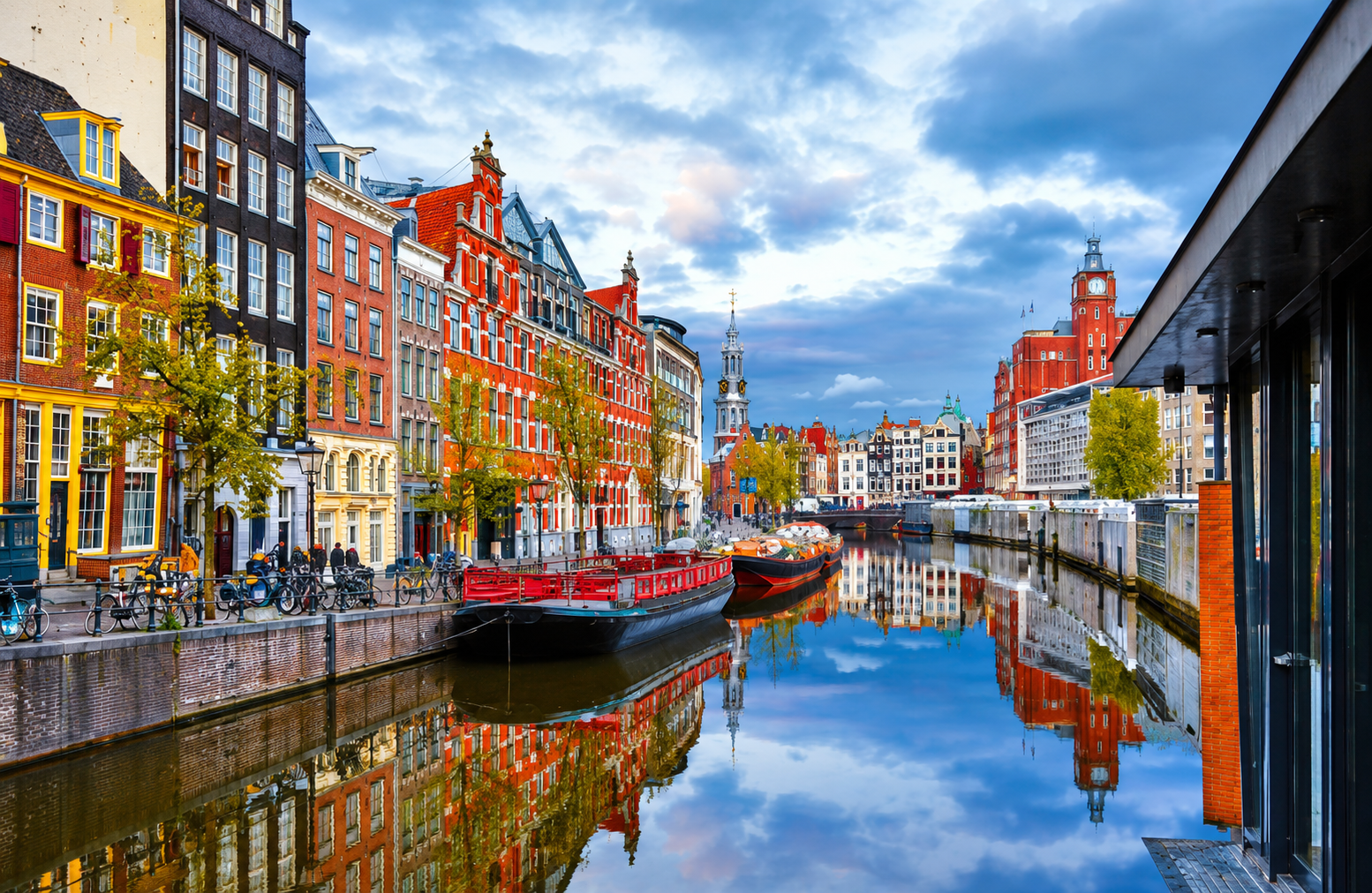 Amsterdamer Kanäle für Paris Amsterdam VTC