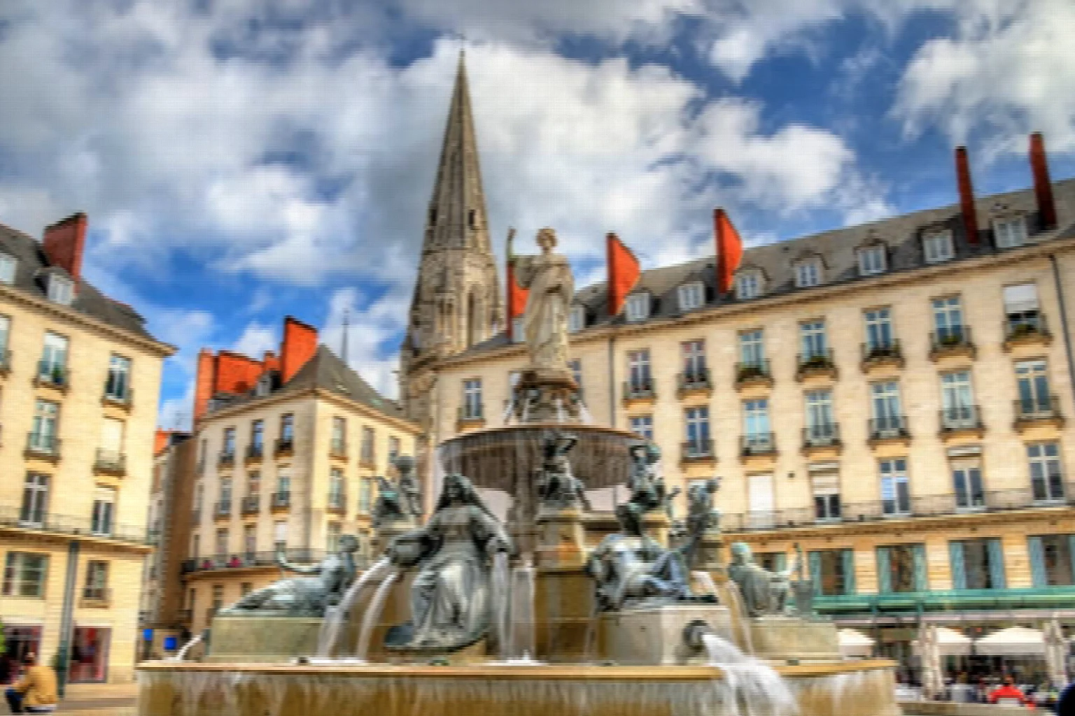 Nantes et la Loire à l’arrivée d’un trajet en VTC depuis Paris